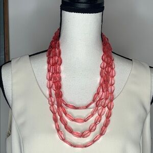 Sugarfix Vibrant Pink Multi-Strand Necklace